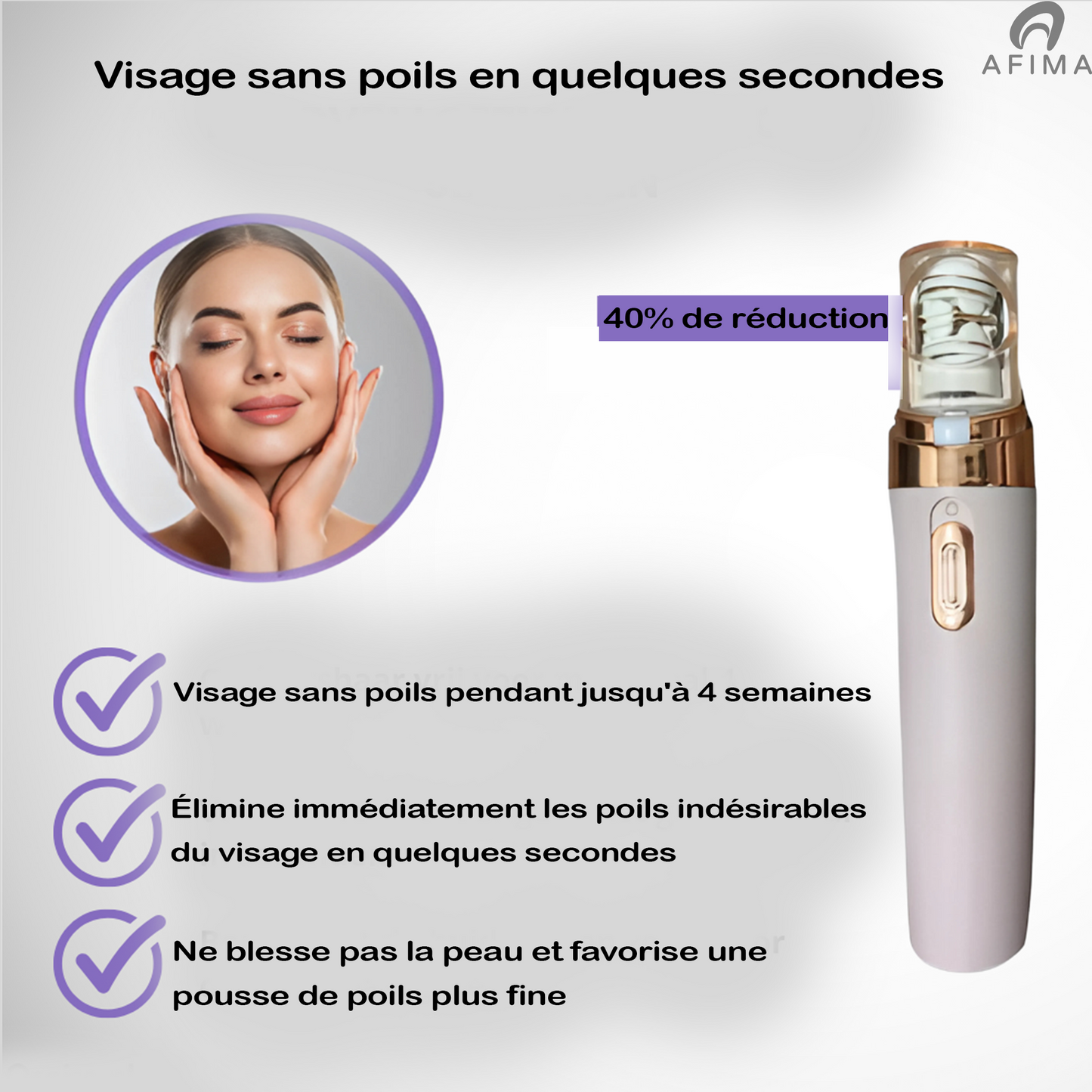 Épileur de poils du visage